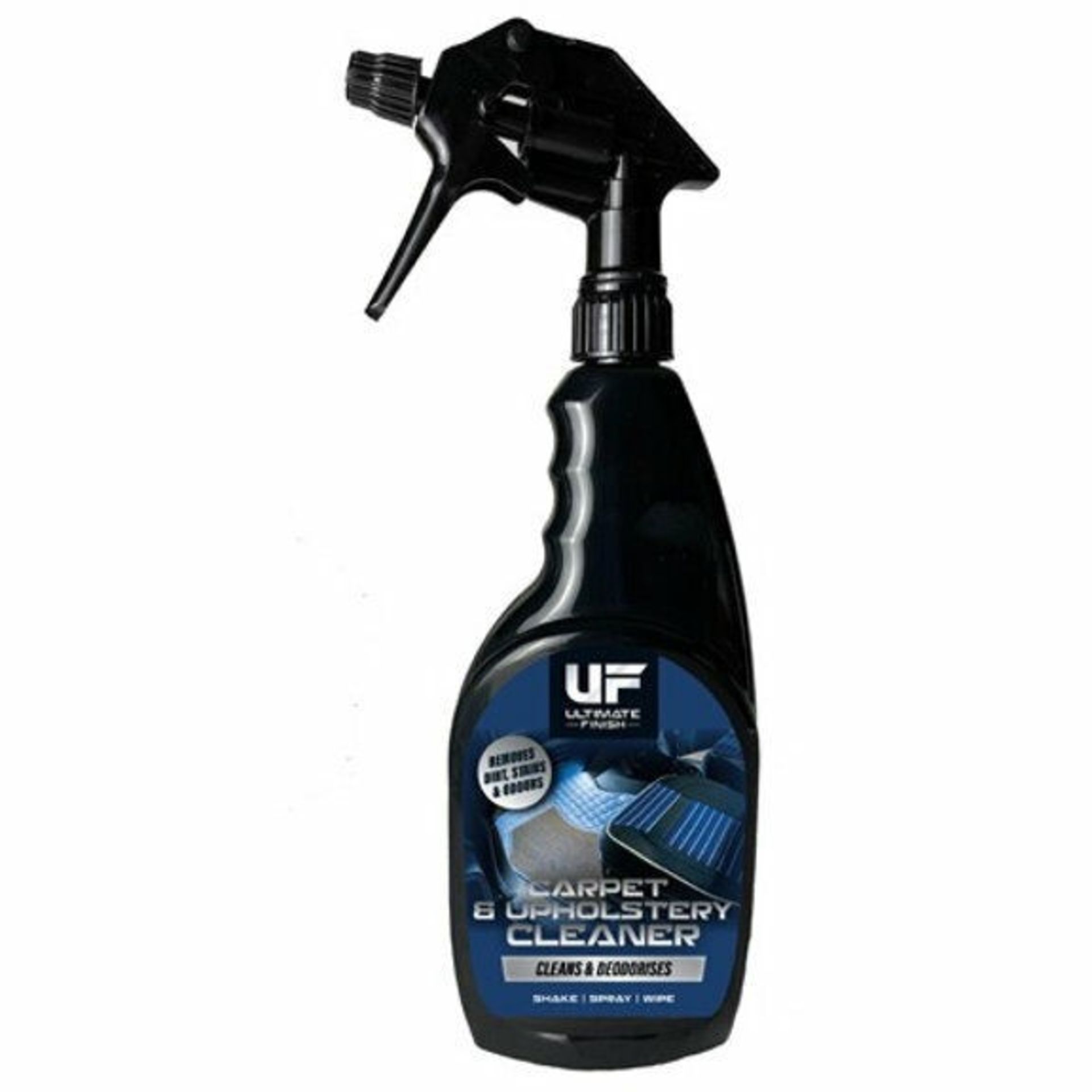 56x bottles of Ultimate Finish carpet and upholstery cleaner - 750ml spray bottle