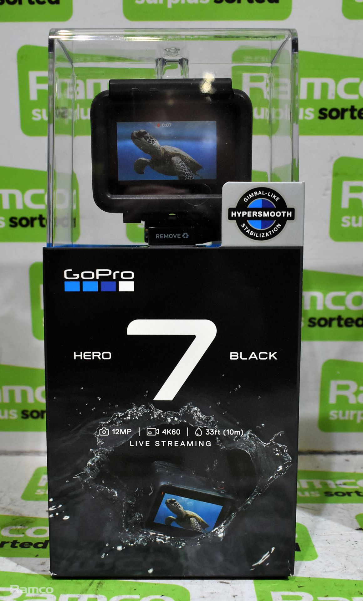 4x GoPro HERO7 - 12MP waterproof digital action cameras with touch screen 4K HD Video with battery