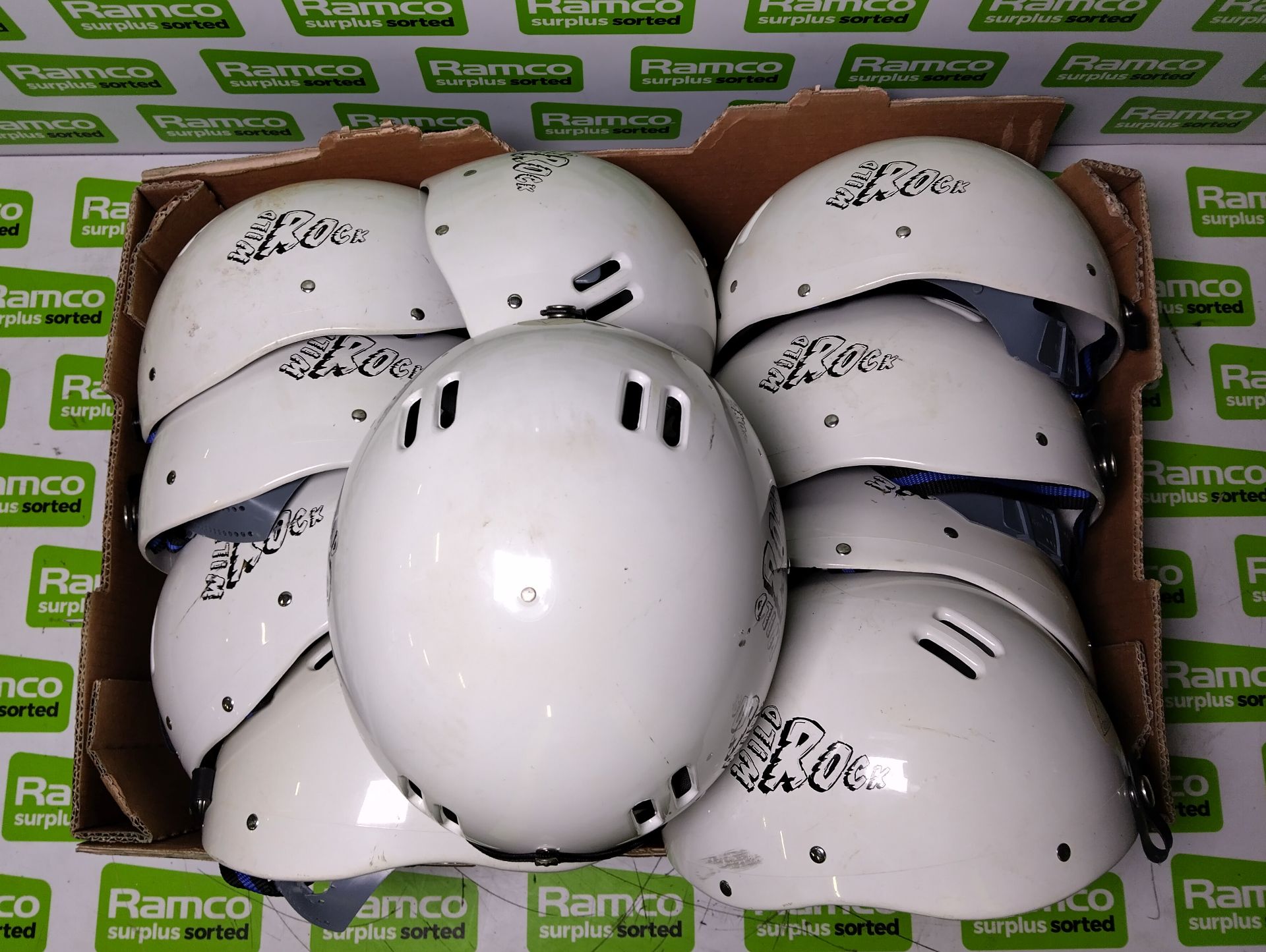 10x Wild Rock helmets - white - size: 51-62cm - Image 2 of 4