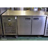 Foster EPRO 1/2 H 2 door counter fridge - W 1420 x D 710 x H 900mm