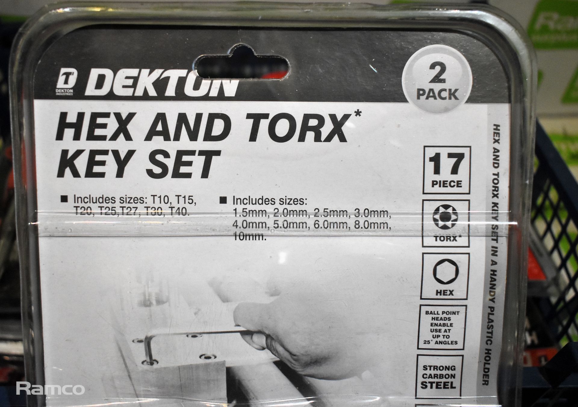 7x Dekton 17 piece hex and torx key sets - Image 3 of 3
