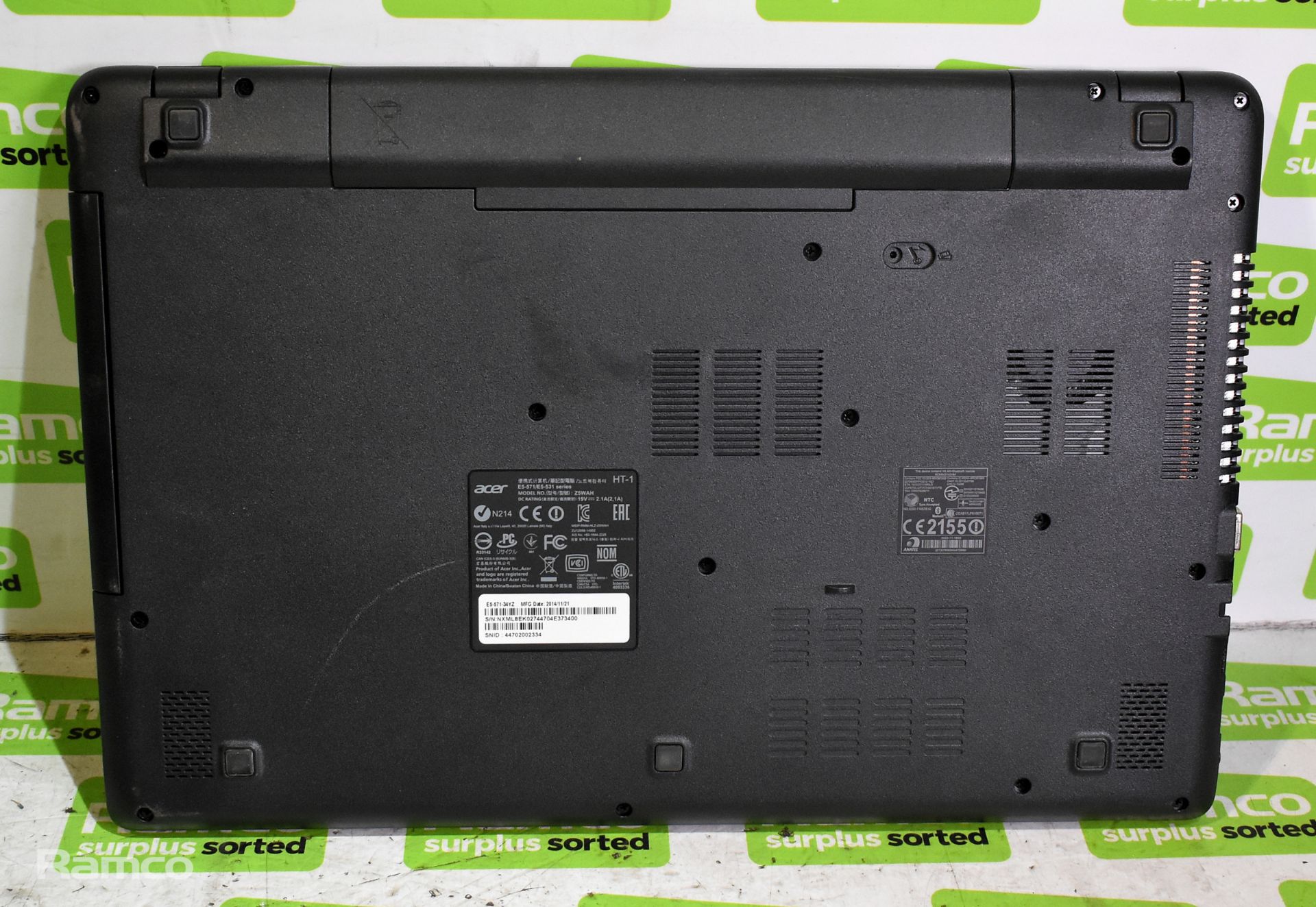4x Acer laptops - NO CHARGERS - see description for details - Image 6 of 13
