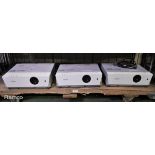 3x Epson EMP-6100 LCD projectors - NO LAMPS