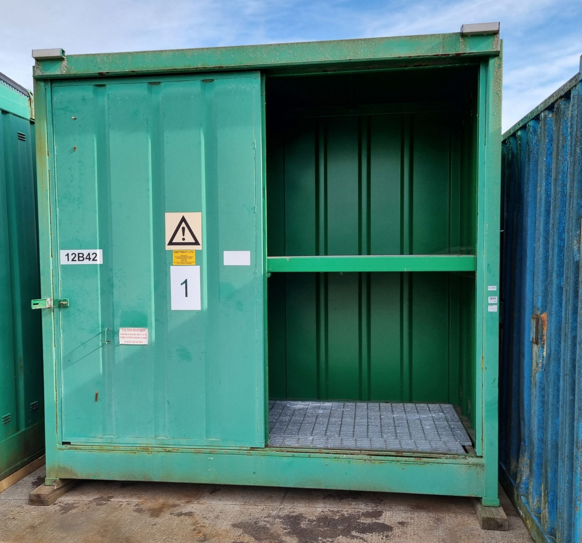 Empteezy ICB storage container - green - W 3050 x D 1500 x H 3000mm - Image 8 of 10