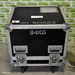 d&b M6 Wedge flightcase - 002378 - L 670 x W 600 x H 700mm