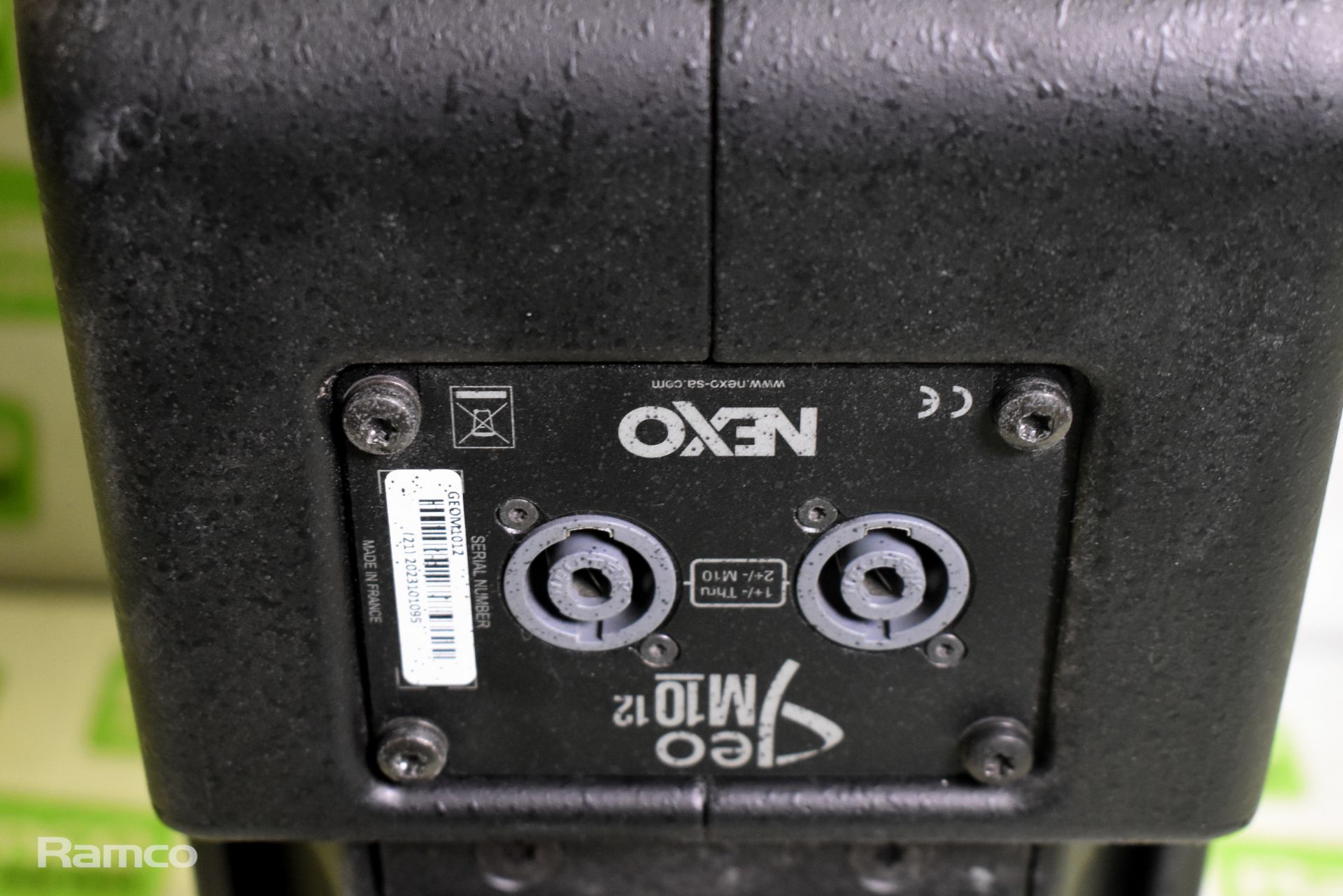 NEXO GEOM1012 10-inch passive 12 degree touring line array speaker - Black - W 310 x D 390 x H 540mm - Image 4 of 6