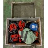 7x 1000kg manual chain hoists with bags - brands: Loadlite, Clarke, Elephant & Tractel