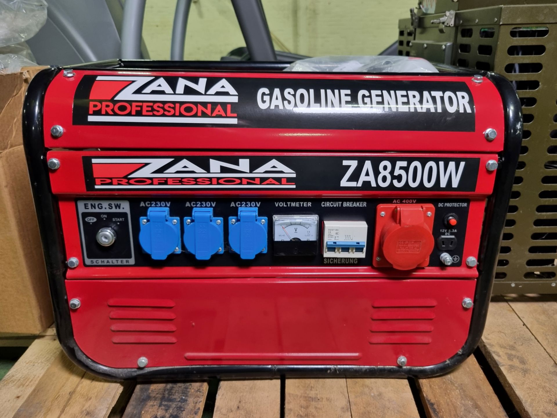ZANA professional ZA8500W gasoline generator - Image 7 of 12