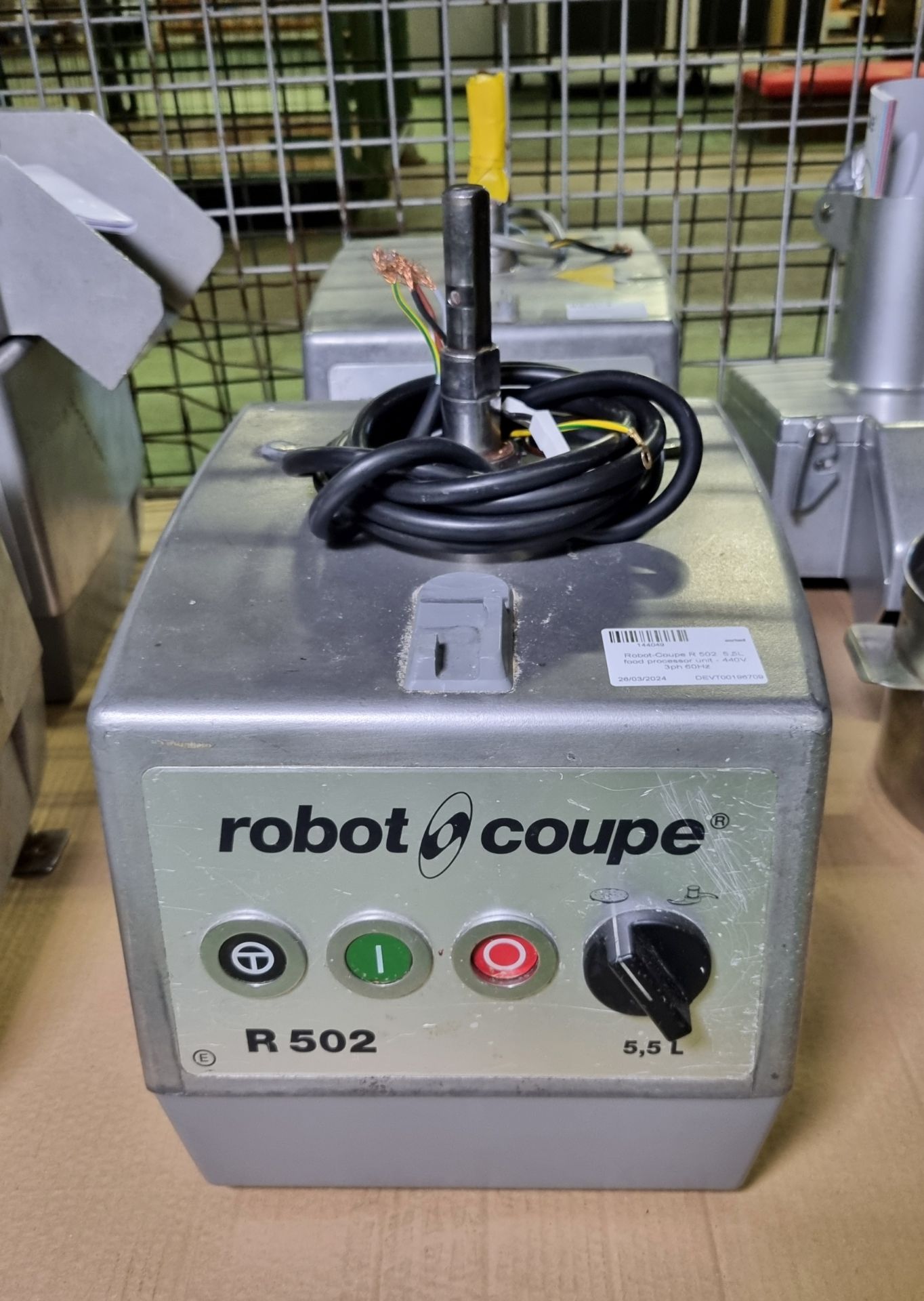 Robot-Coupe equipment - full details in description - Image 4 of 8