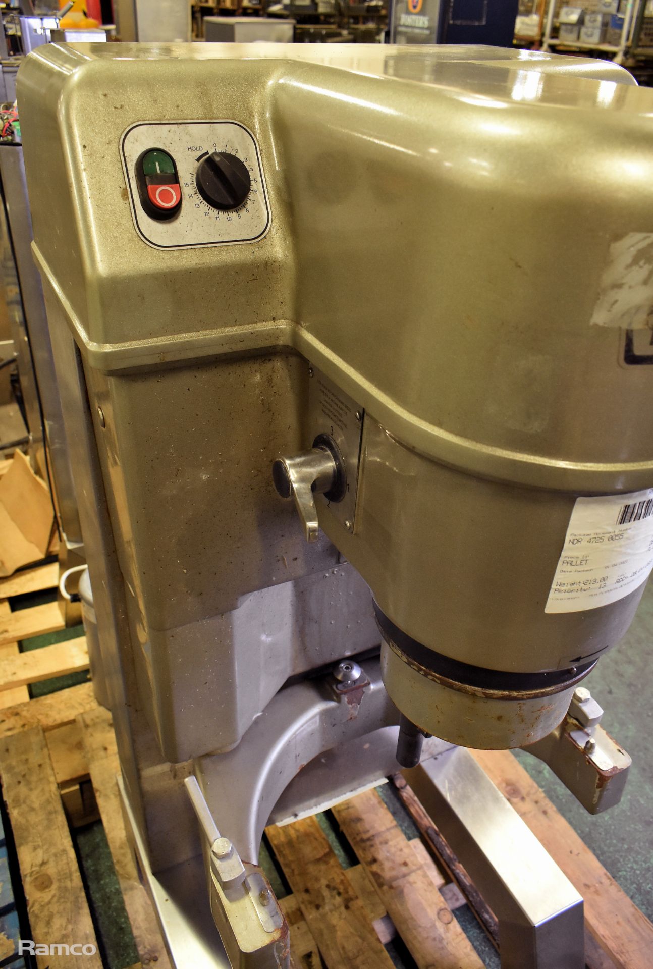 Hobart HSM40 40 quart food mixer - W 700 x D 780 x H 1360 mm - MISSING PARTS - AS SPARES & REPAIRS - Image 15 of 15