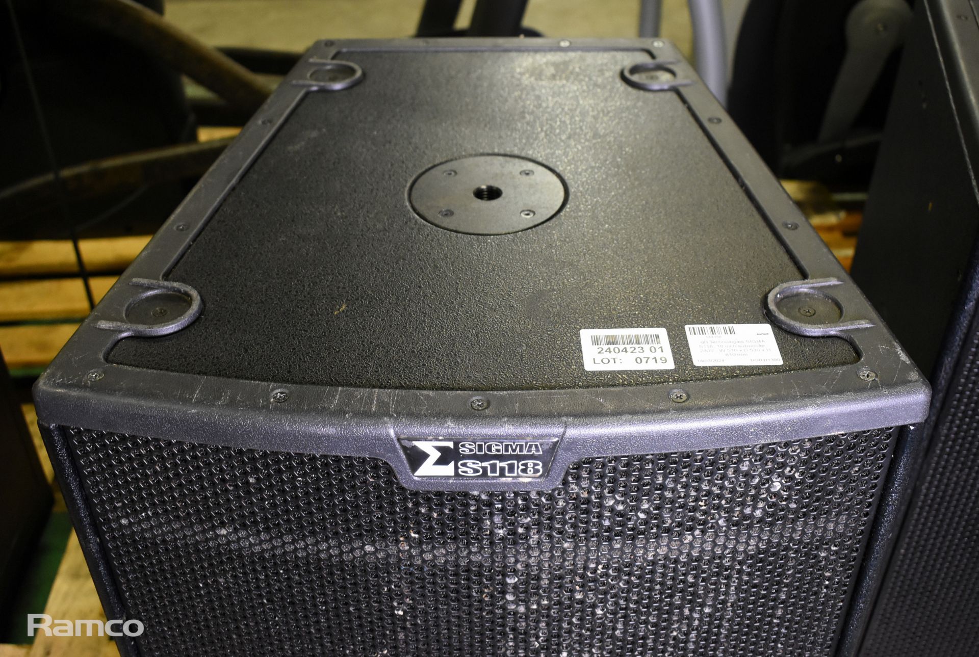 dB Technologies SIGMA S118, 18 inch subwoofer - 240V - W 510 x D 530 x H 810 mm - Image 2 of 6