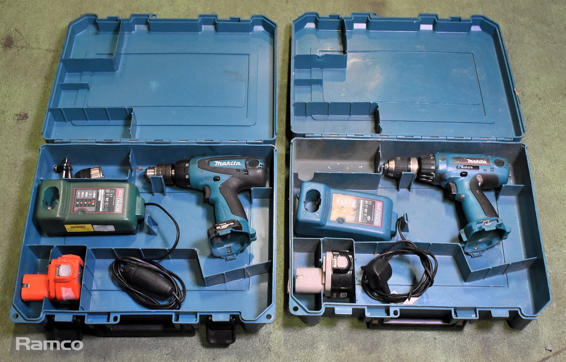 2x Makita 6317D cordless drills - details in description