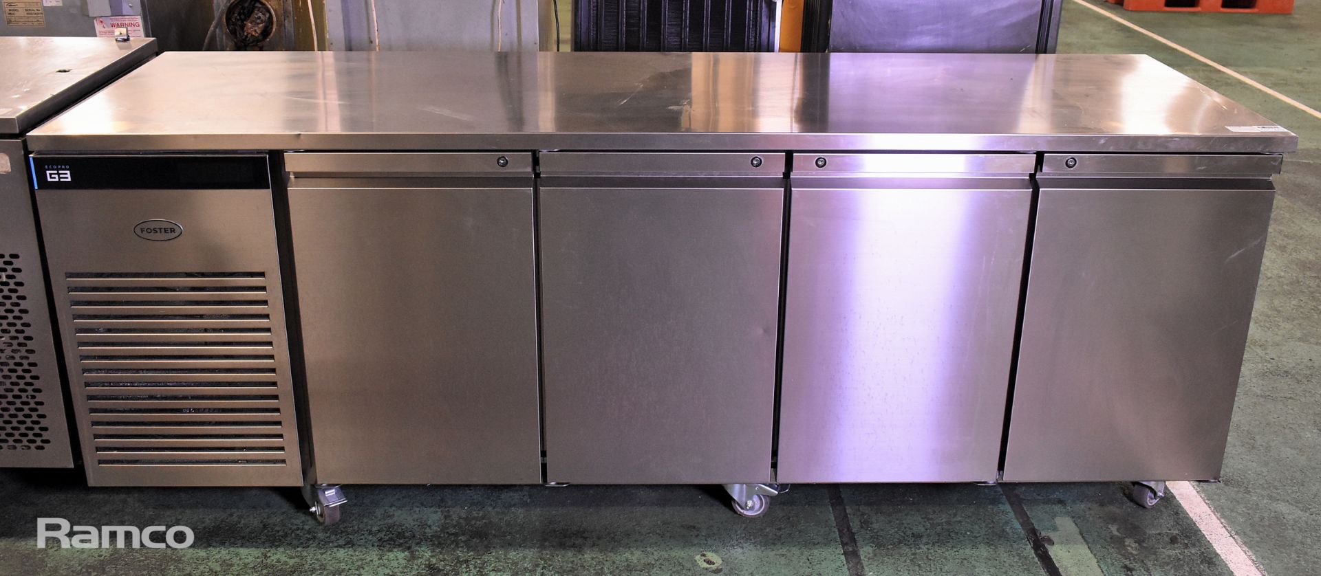 Foster Eco Pro G3 43-258 EP1/4 4 door counter fridge