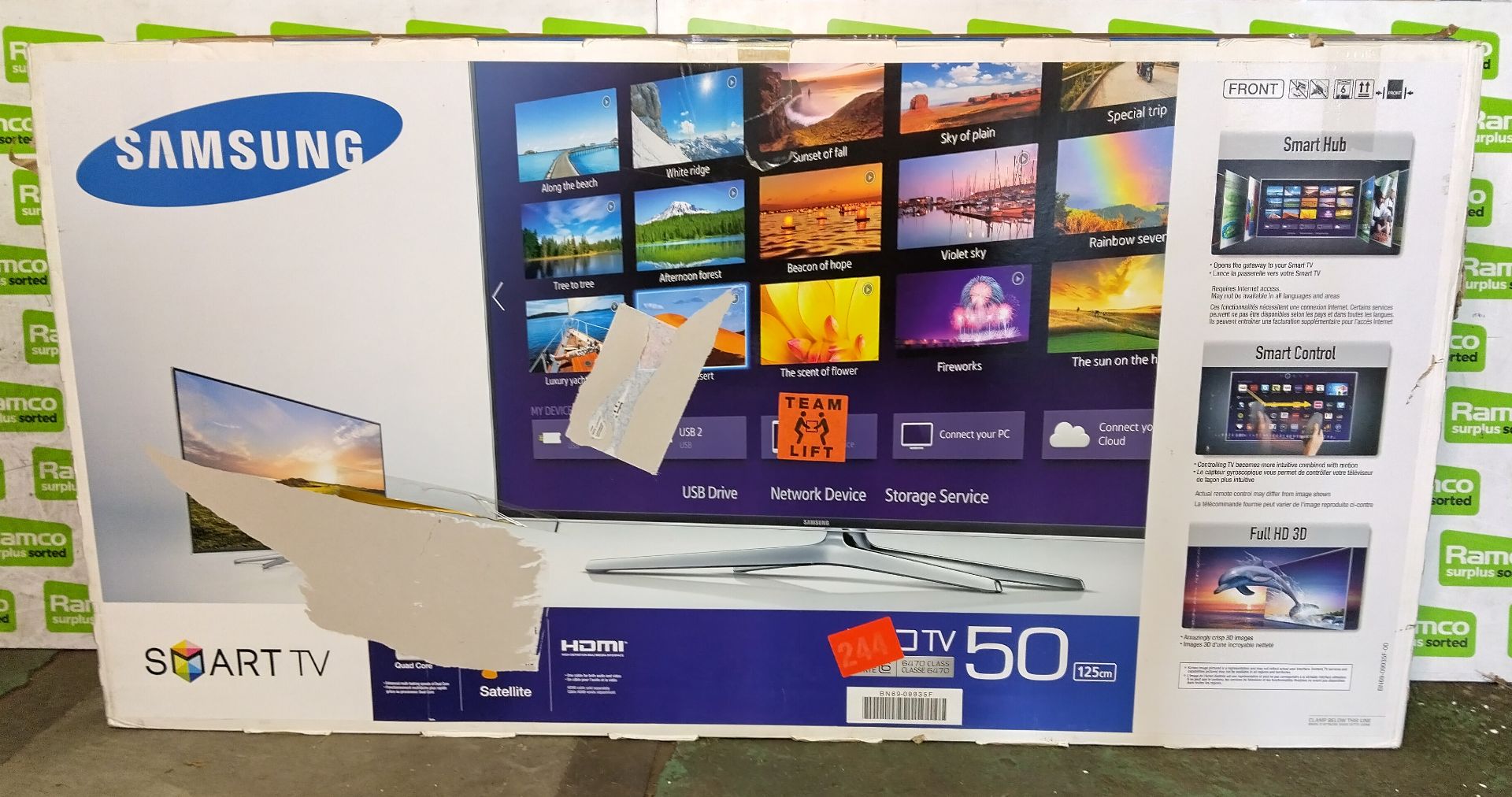 Samsung UE50H6470SS 50 inch 1080p HD TV - Image 6 of 6