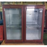 Husky C2H-900-BN-UK-HU double door bottle cooler - missing door handle - W 900 x D 500 x H 880mm