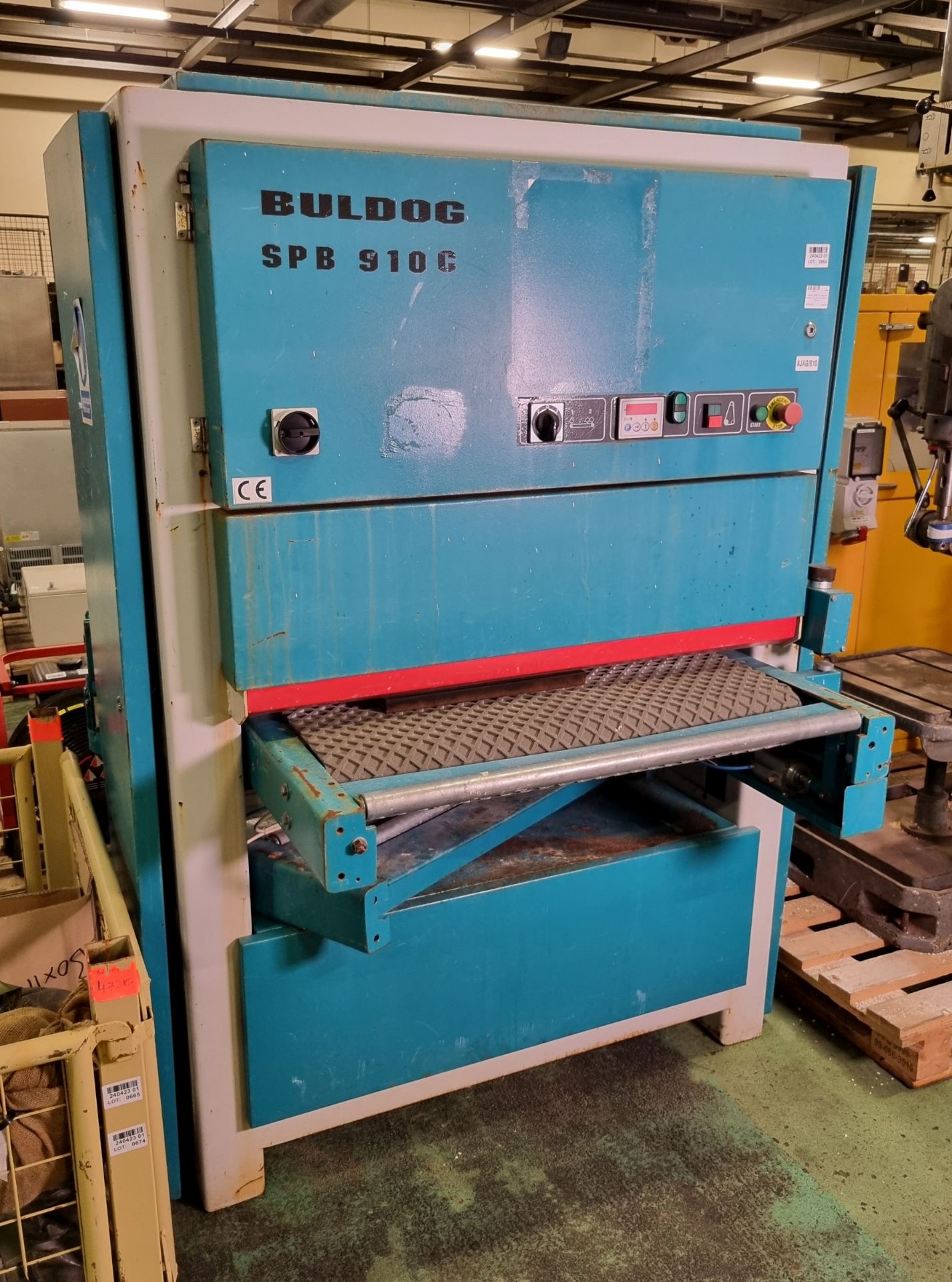 Buldog SPB910C wide belt sander - W 1500 x D 1360 x H 1950mm - Image 2 of 11