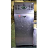 Foster EPROG 500H stainless steel upright fridge - W 700 x D 850 x H 1780mm