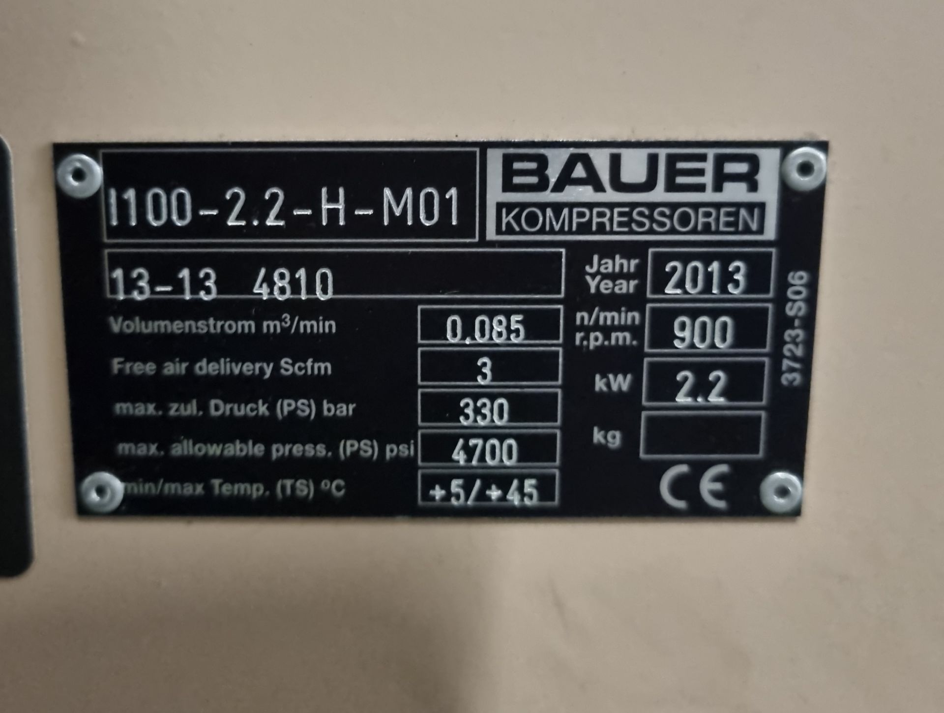 Bauer Compressor unit, Bauer cylinder refill system - see description for details - Image 12 of 13