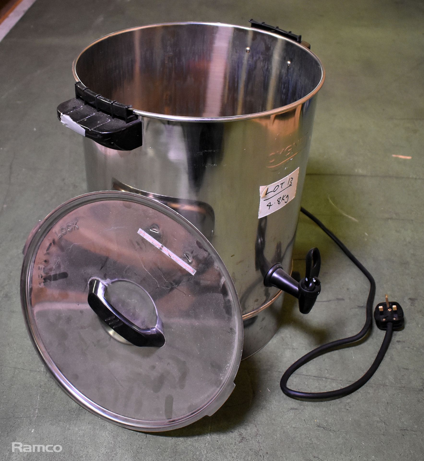 Burco Cygnet MFCT1030 stainless steel 30L manual fill water boiler - Bild 3 aus 5