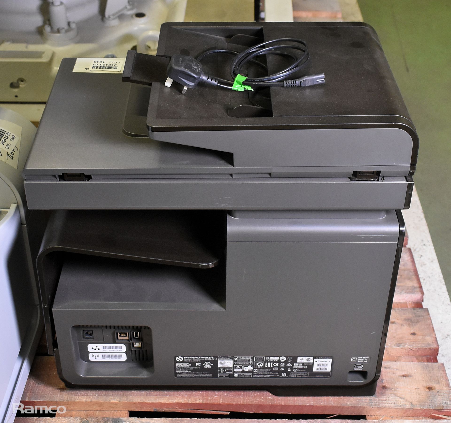 HP Officejet Pro X576dw colour multifunction printer W 515 x D 400 x H520 - Image 7 of 9