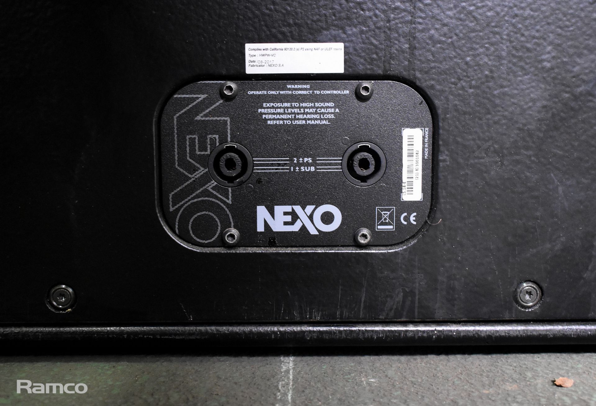 NEXO LS18-E passive subwoofer - Black - Image 5 of 6