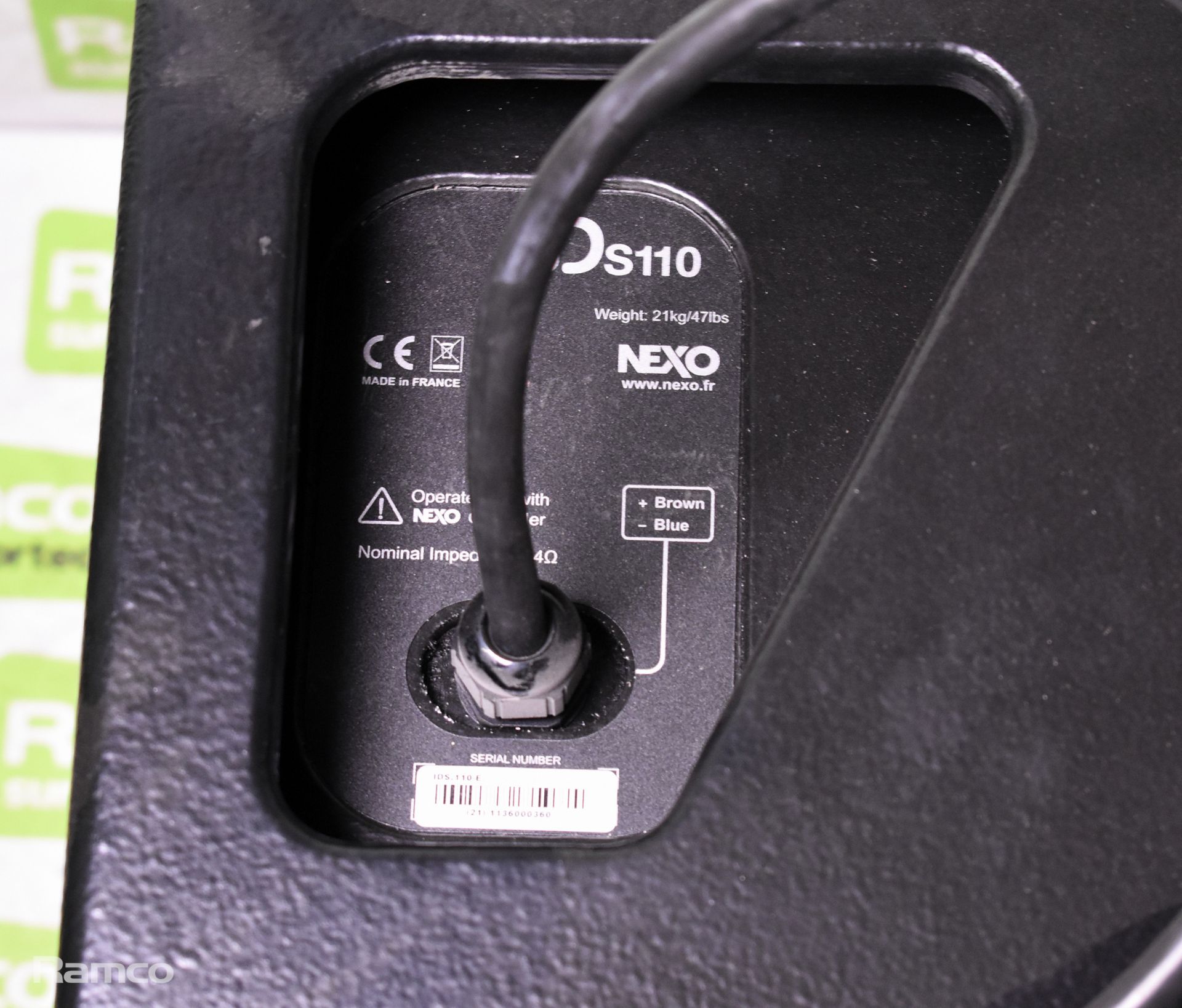NEXO iDS110-E 10 inch passive subwoofer - Black - Image 5 of 5