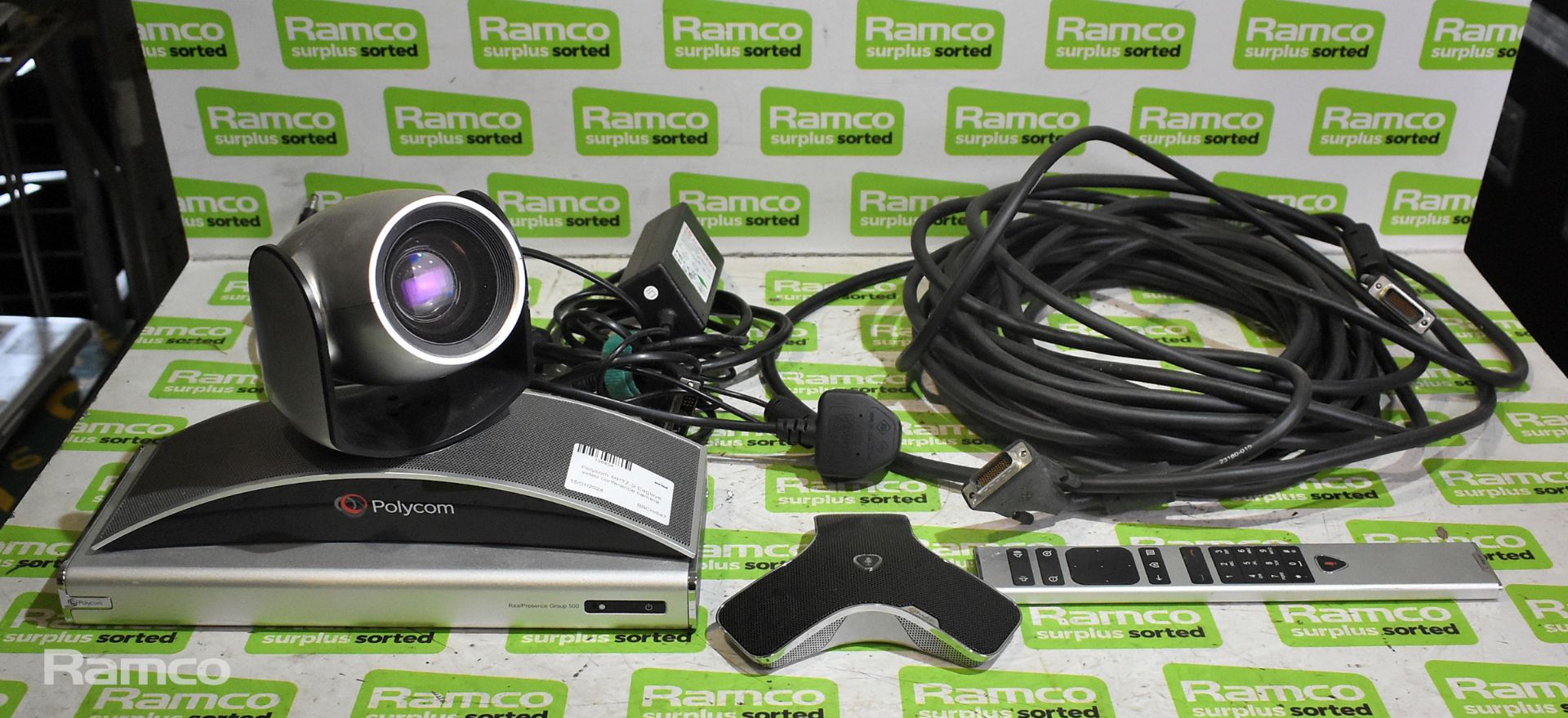 Polycom MPTZ-9 Eagle Eye video conference camera and group 500 conferencing system
