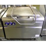 Hobart Bonnet B3A9SA50EBG-20 stainless steel 100L 240V tilting gas bratt pan - W 1000 x D 1030