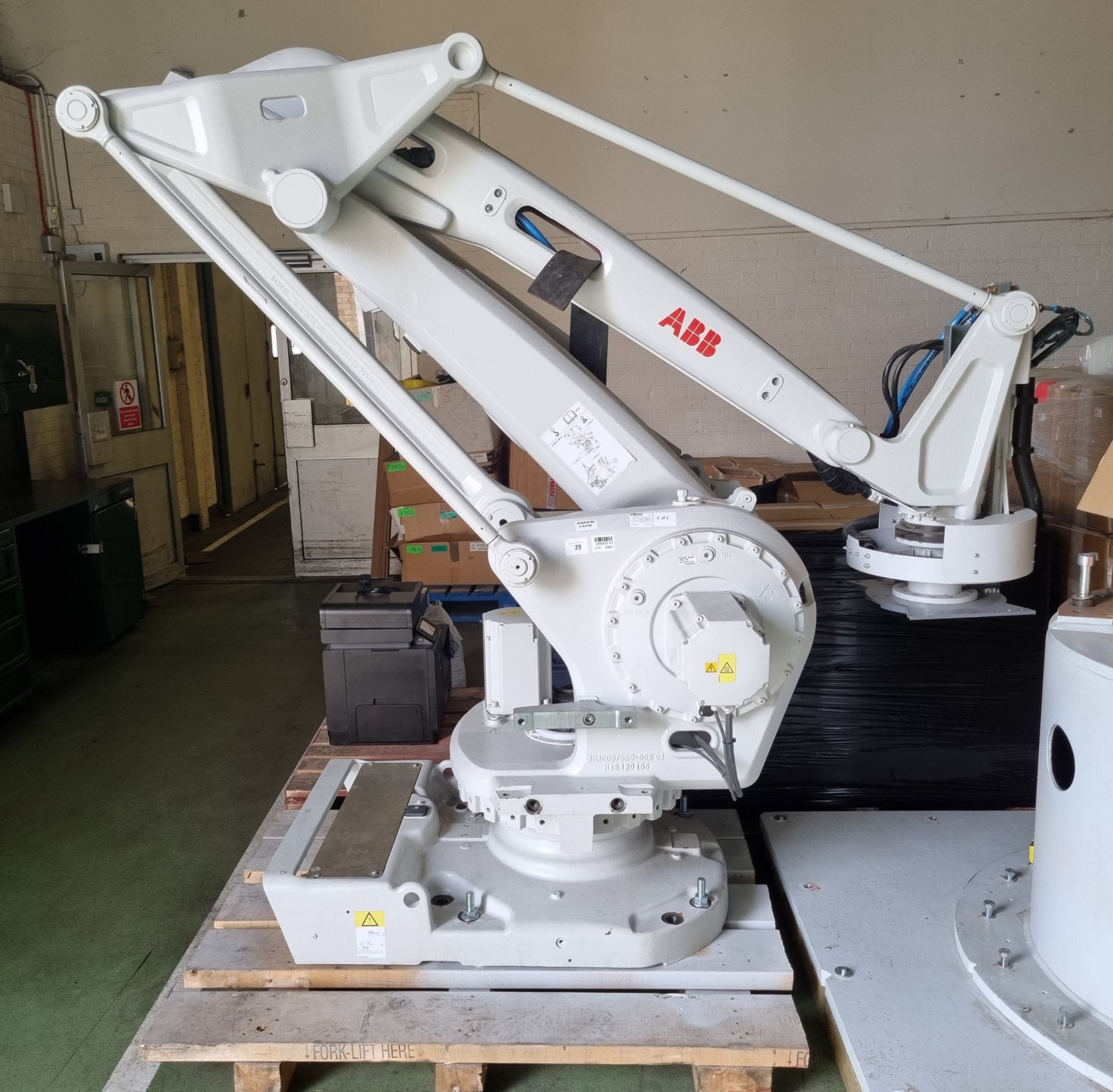 ABB AB IRB 660 4 axis articulated robot arm with ABB IRC5 Single robot control panel - Bild 6 aus 55