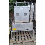 Karcher BFK-FC multi-fuel field cooking station including stand, shelf, hot plate, chimney and oven