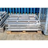 3x Litec CWB-B Standard foldable modul crowd barriers - Aluminium - W 1035 x D 1250 x H 1185 mm