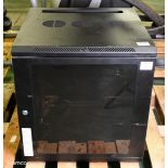 19 inch rack small cabinet - Black - W 600 x D 600 x H 640 mm