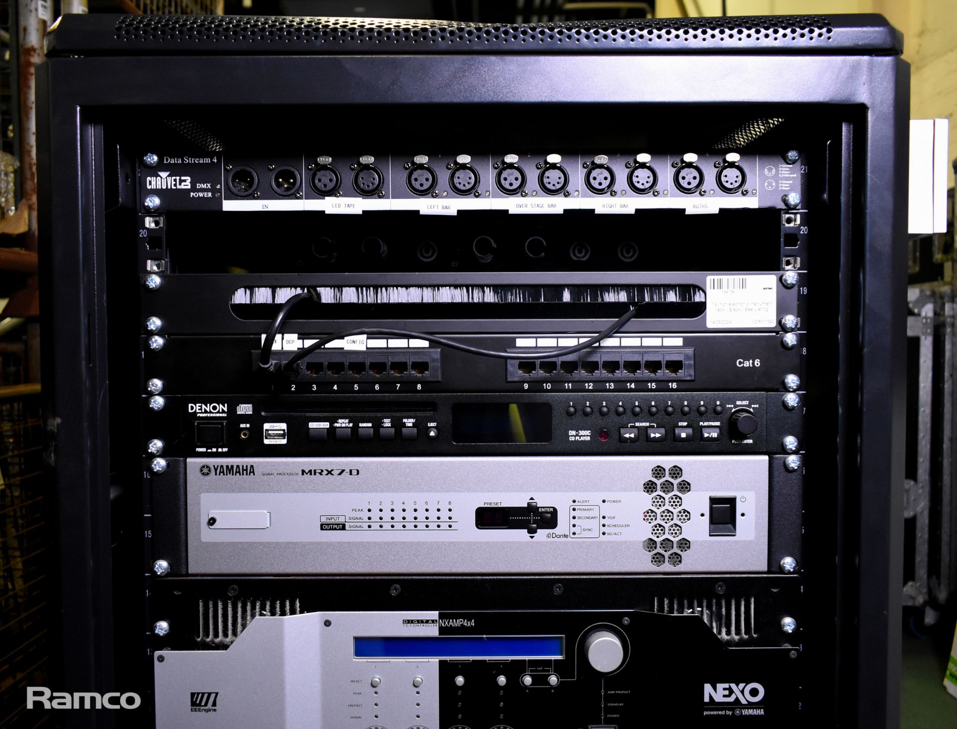 19 inch electronic instrument rack - Black - see description for details - Image 3 of 14