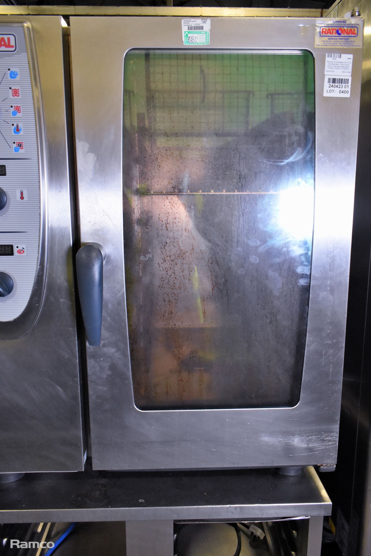 Rational CombiMaster CM 101G stainless steel 10 grid combi oven on stainless steel stand - Image 2 of 10