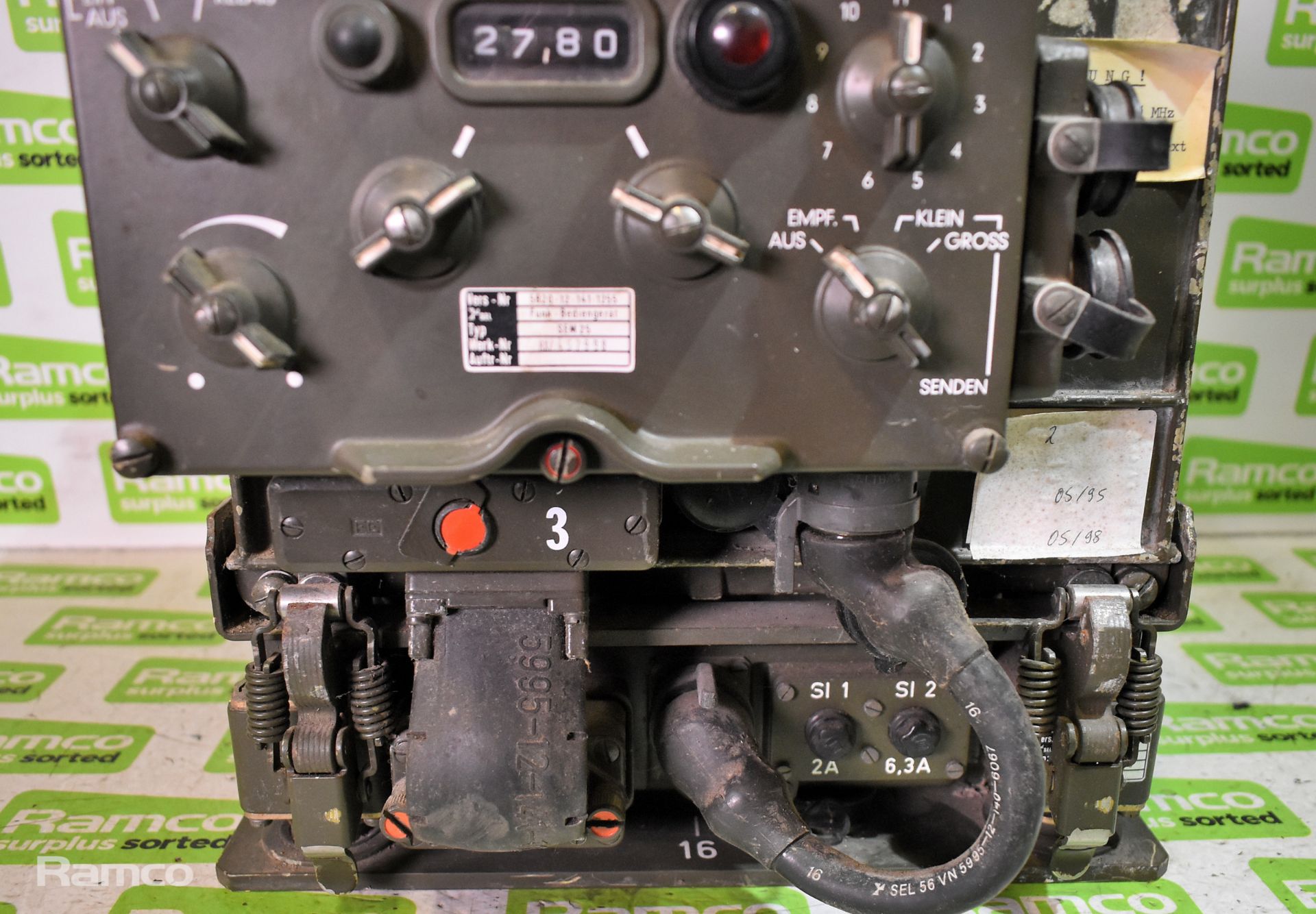SEM 25 VHF military tank radio - Image 2 of 6