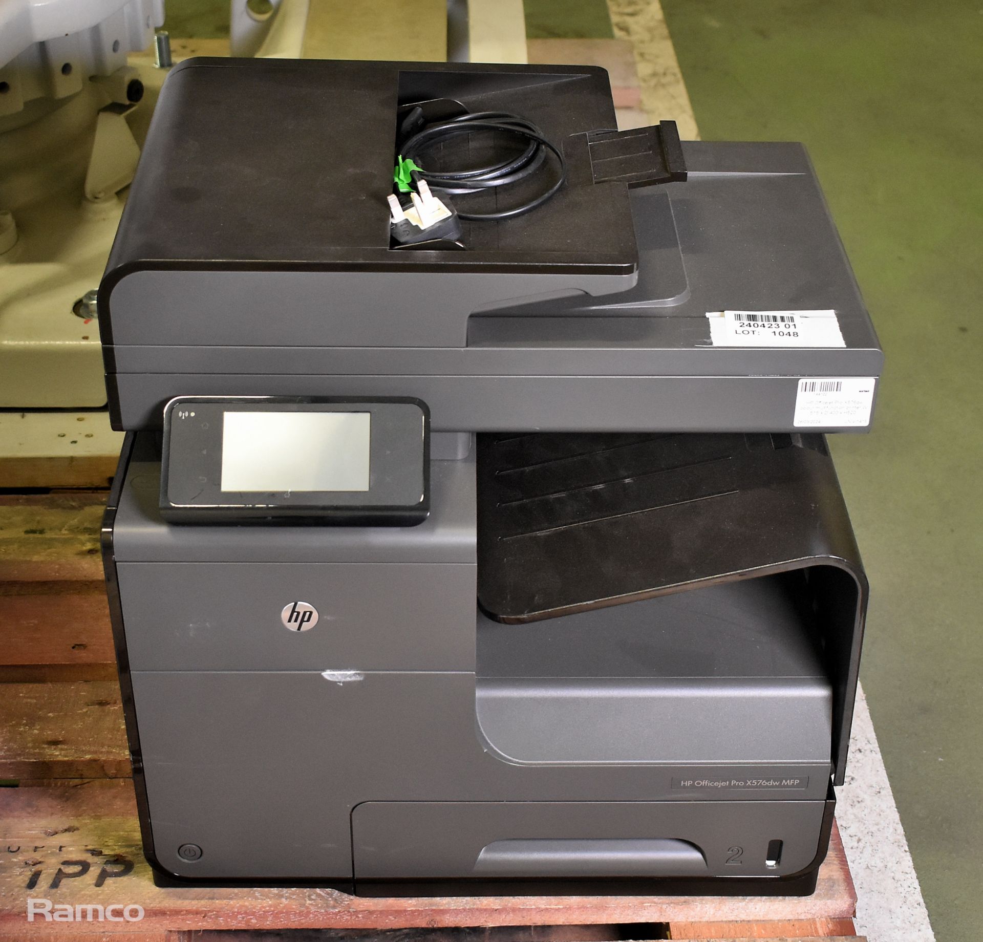 HP Officejet Pro X576dw colour multifunction printer W 515 x D 400 x H520