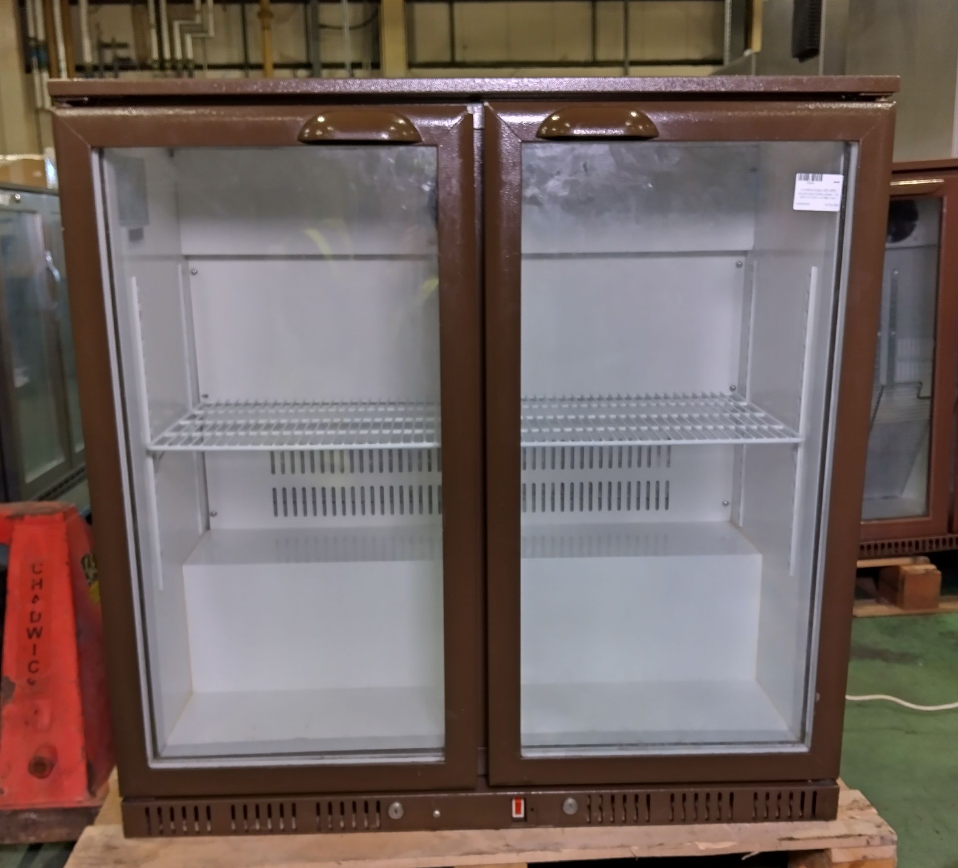 Cornelius Ergon 900 BRN double door bottle cooler - W 900 x D 500 x H 880mm