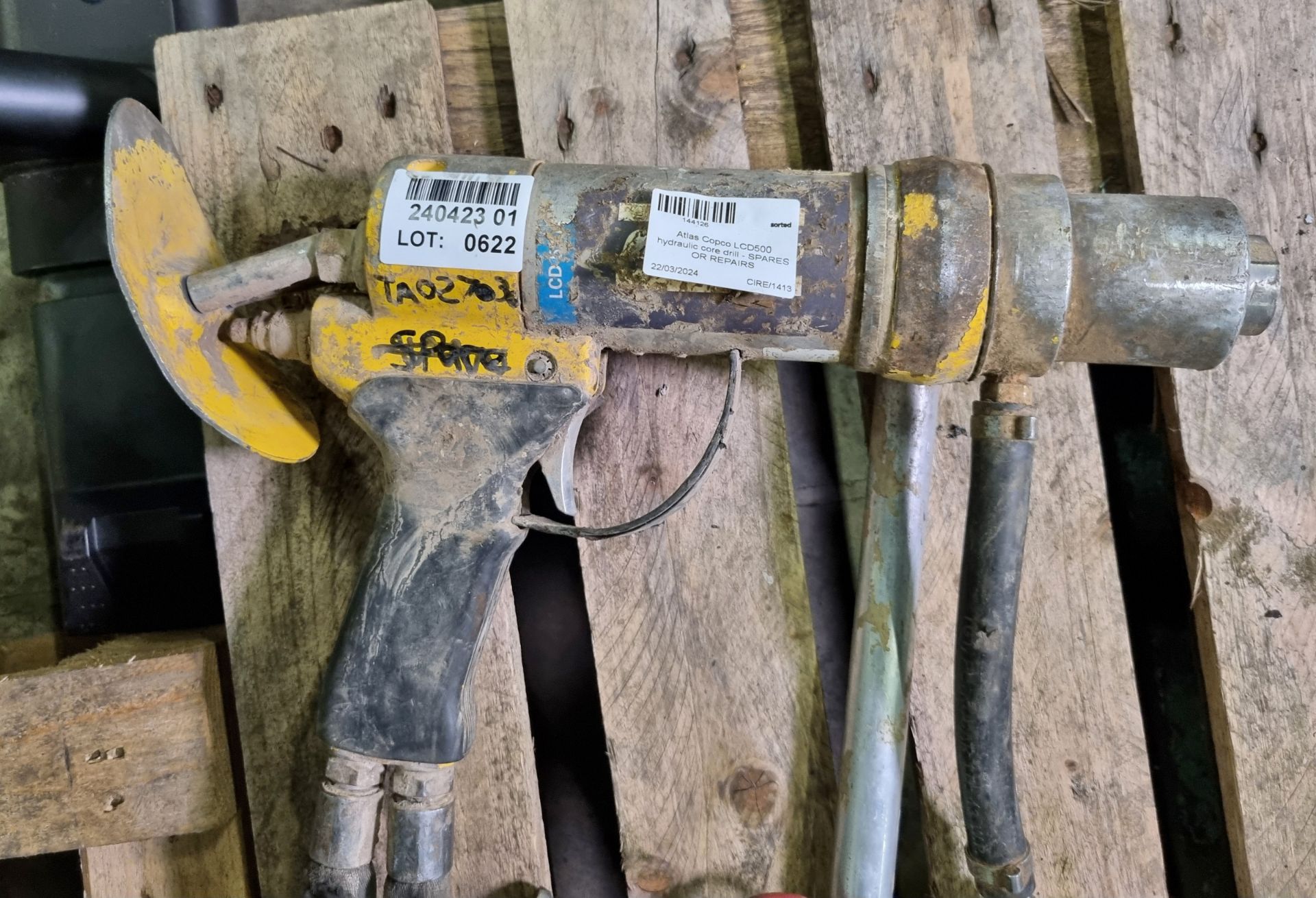 Atlas Copco LCD500 hydraulic core drill - SPARES OR REPAIRS - Image 2 of 4