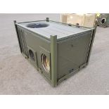 Acclimatise 15kW cooling or heating Environment Control Unit (ECU) - W 1810 x D 1180 x H 1010mm