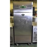 Foster EPROG 500H stainless steel single door upright fridge - W 810 x D 700 x H 1780mm