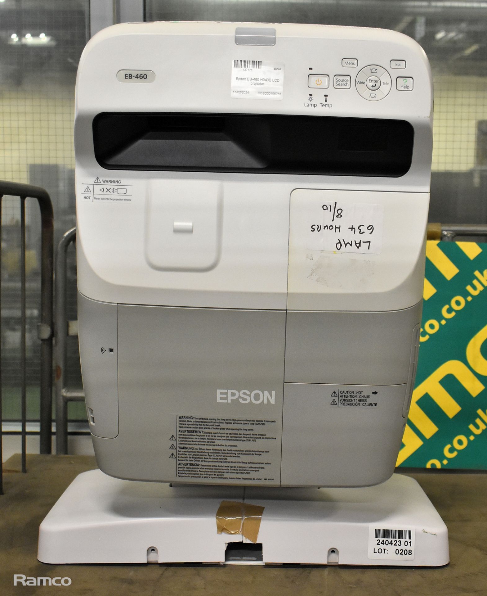 Epson EB-460 H343B LCD projector