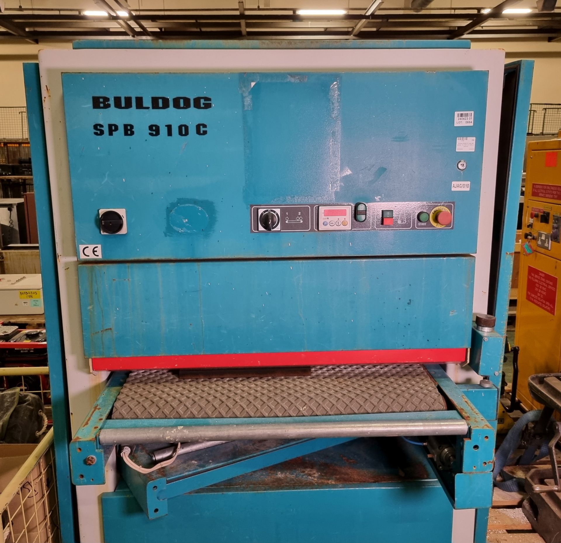 Buldog SPB910C wide belt sander - W 1500 x D 1360 x H 1950mm - Image 3 of 11