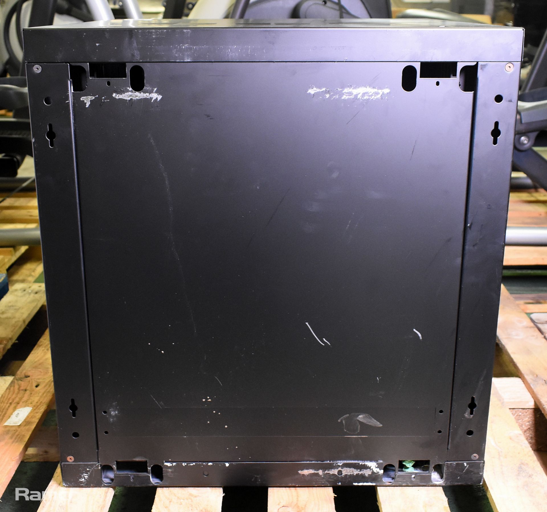 19 inch rack small cabinet - Black - W 600 x D 600 x H 640 mm - Image 4 of 5