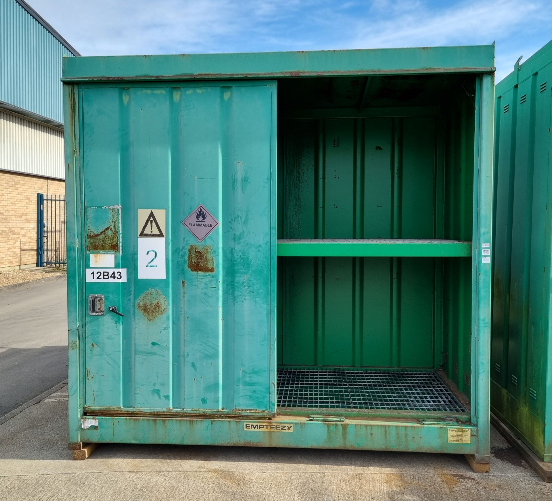 Empteezy ICB storage container - green - W 3050 x D 1500 x H 3000mm - Image 4 of 9