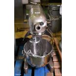 Hobart A200 20L bench mixer with bowl and accessories - W 460 x D 560 x H 780mm