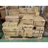 Various Xerox Phaser printer toner cartridges - see description for details