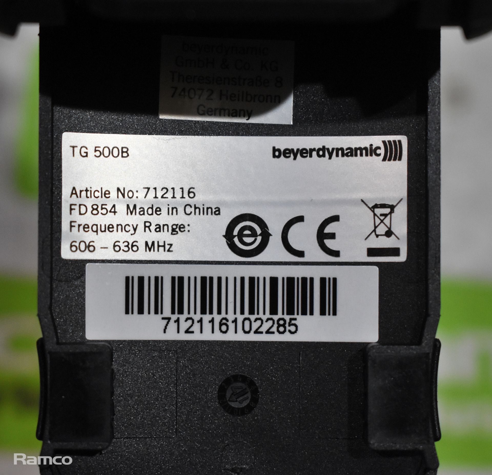 2x Beyerdynamic TG 500B beltpack transmitters, Biamp Devio SCR-20C Black 3m conferencing hub - Image 7 of 12