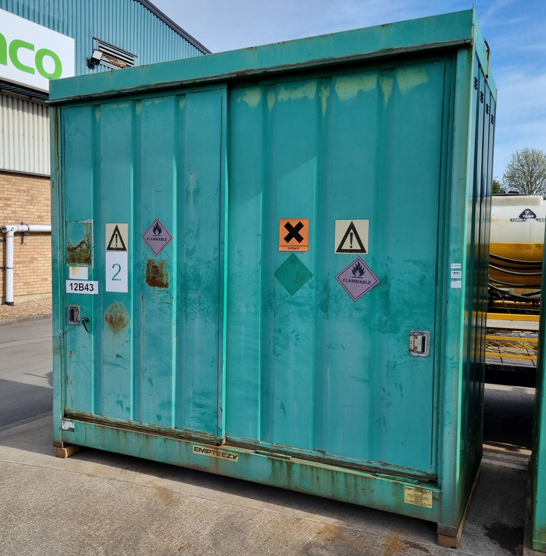 Empteezy ICB storage container - green - W 3050 x D 1500 x H 3000mm - Image 3 of 9