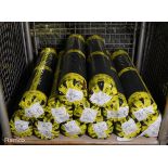 13x rolls of Fabric cotton Kar green - 915 mm x 50 m