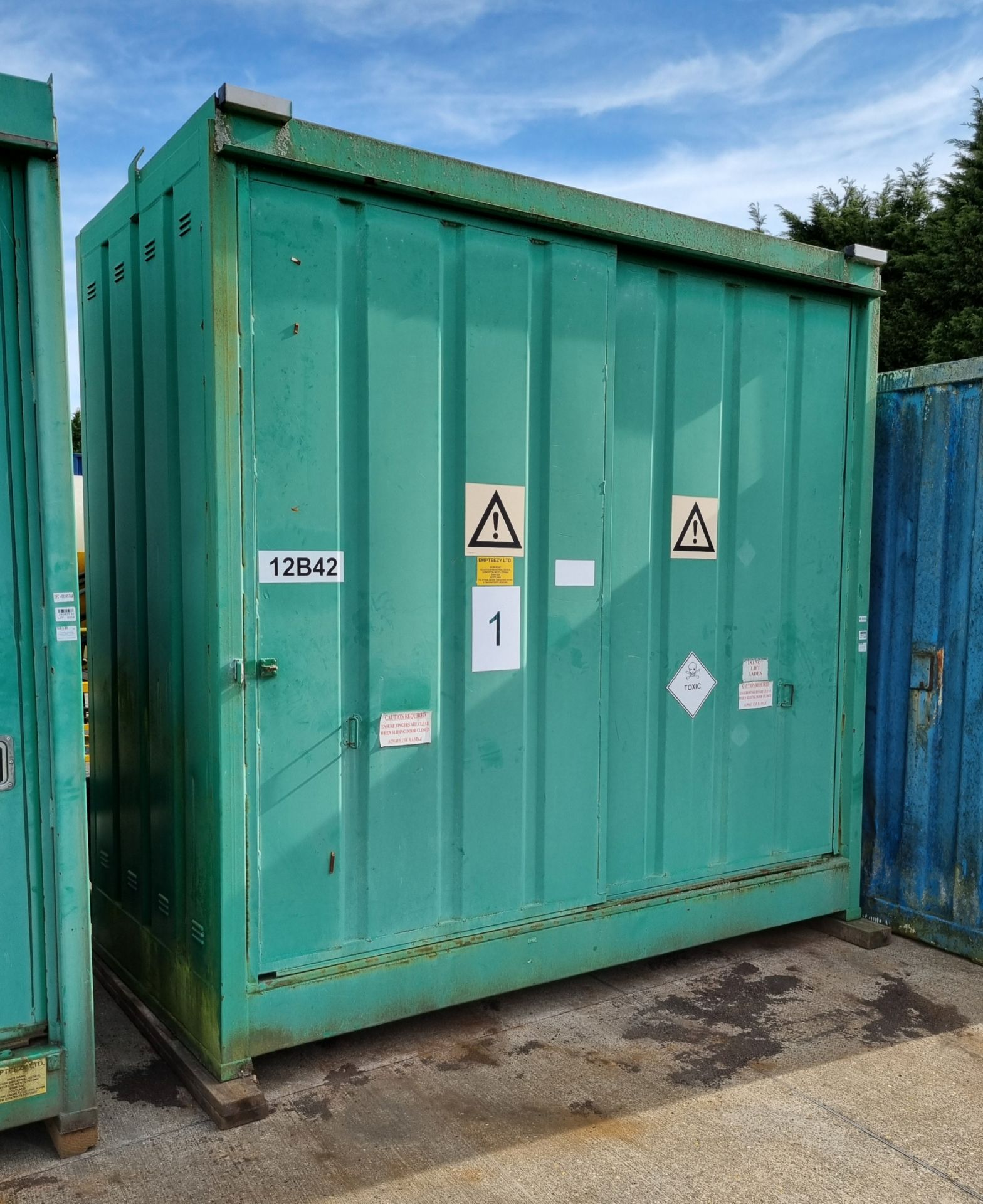 Empteezy ICB storage container - green - W 3050 x D 1500 x H 3000mm - Image 3 of 10
